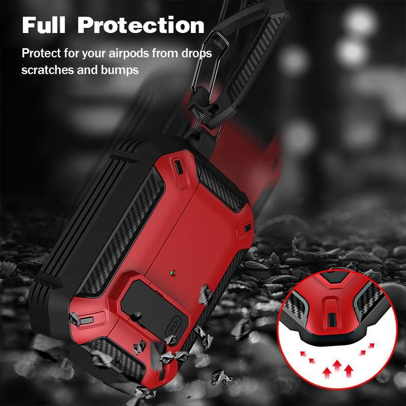 For Apple AirPods pro and pro2 Case Armor Earphone Heavy Duty Shockproof Cover view 5
