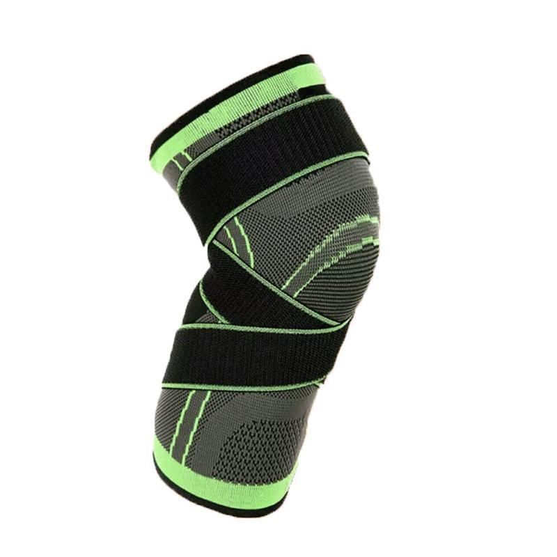 3D Weaving Knee Brace Breathable Sleeve Support Running Jogging Joint Pain Leg view 3