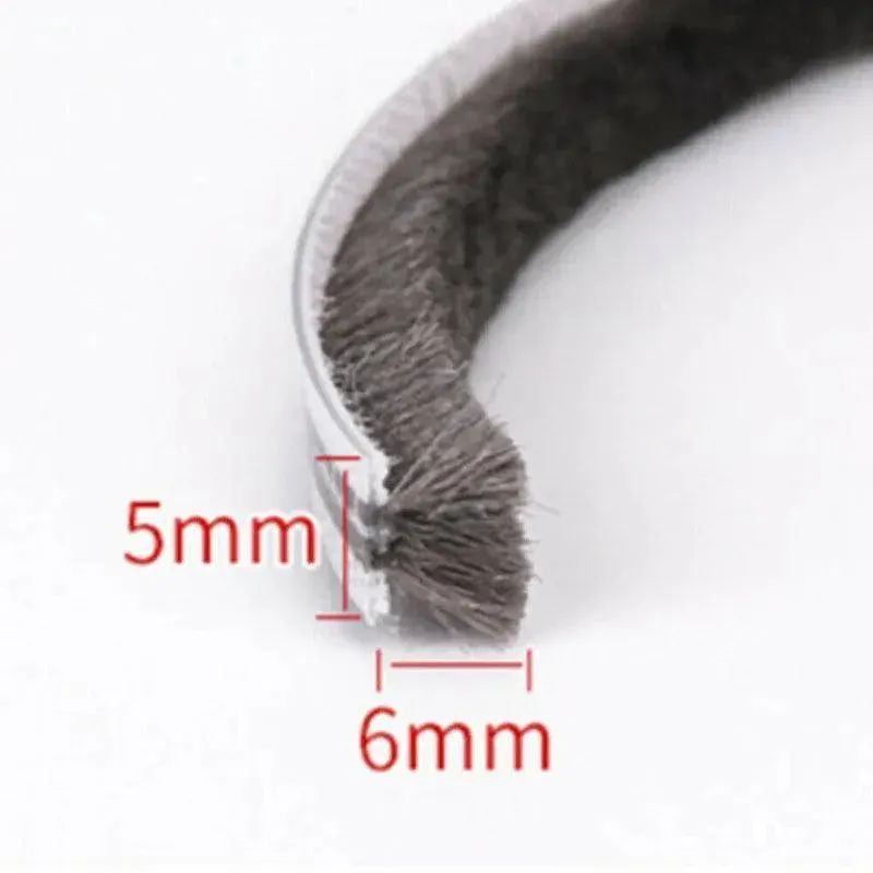 10M Hairy Seal Brush for Door & Window Draught Exclusion - 5x6mm（10M） view 12