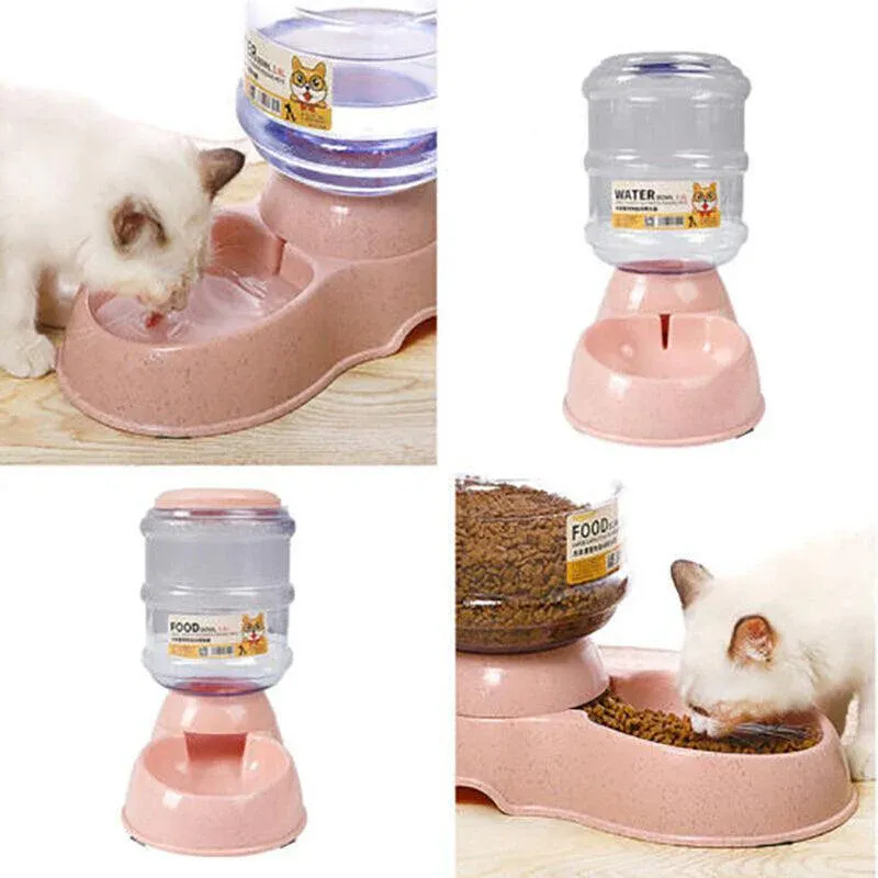 Automatic 3.8L Water Feeder Pet Dog Cat Puppy Dispenser Feeder Bowl Bottle - Blue view 7