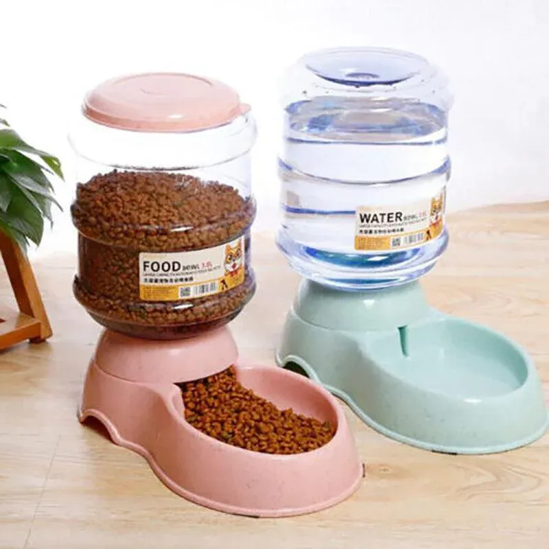 Automatic 3.8L Water Feeder Pet Dog Cat Puppy Dispenser Feeder Bowl Bottle - Blue view 9