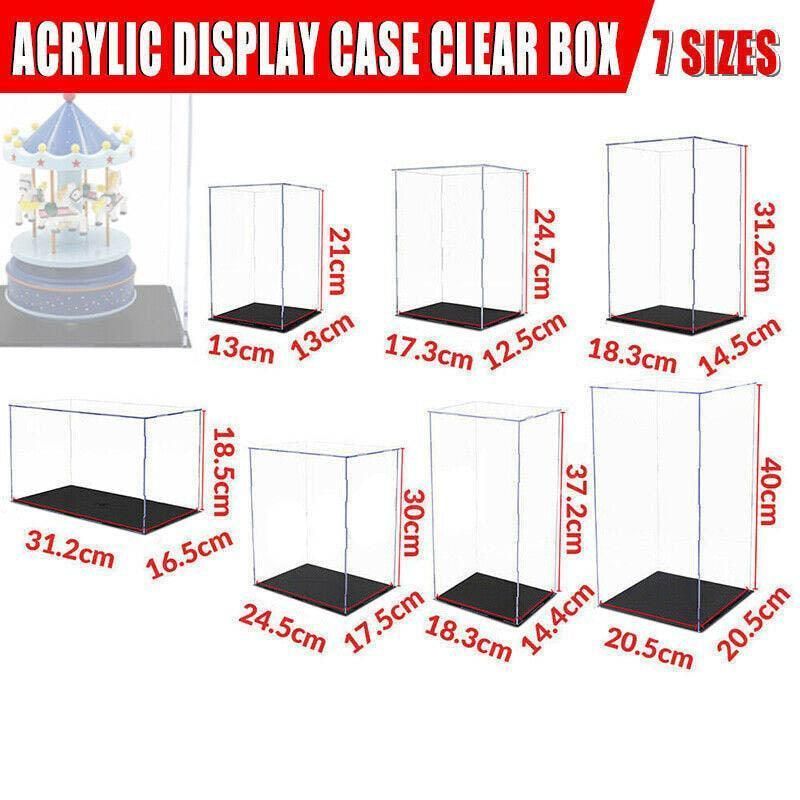 Acrylic Display Case Clear Box Dustproof Large Self-Install Cars Trucks view 2