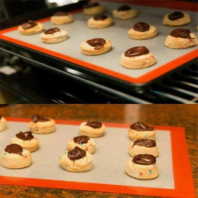 Silicone Baking Mat Non Stick Reusable Sheet for Pastry Dough Cookie Oven view 11