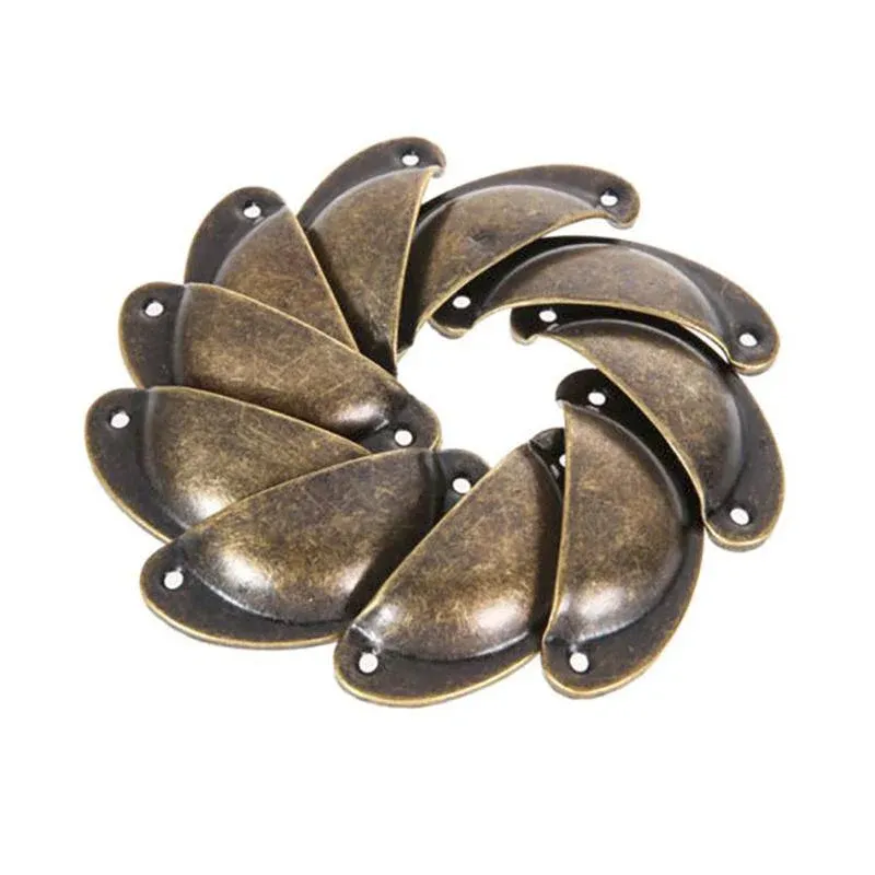 30X Modern Cup Cabinet Handle Knob Drawer Furniture Door Pull Shell Cupboard view 9
