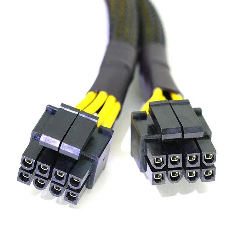 8Pin ATX 12v CPU EPS Power Extension Splitter Cable Adapter Motherboard copper view 9