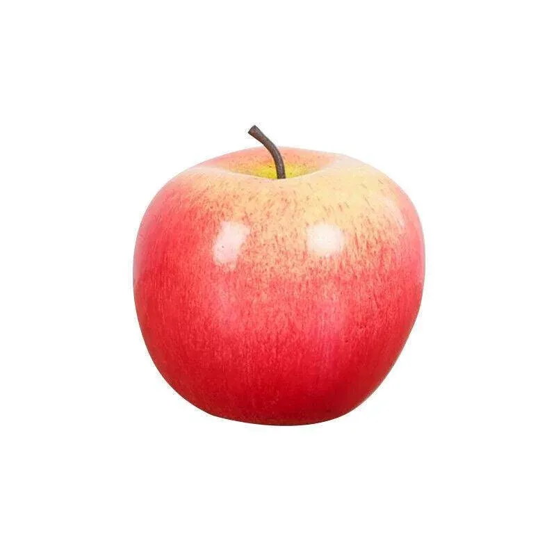 10 X Artificial Green or Red Apples for Home Party Wedding and Shop Decor - Green view 4