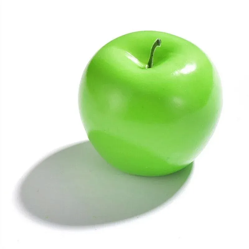 10 X Artificial Green or Red Apples for Home Party Wedding and Shop Decor - Red view 11