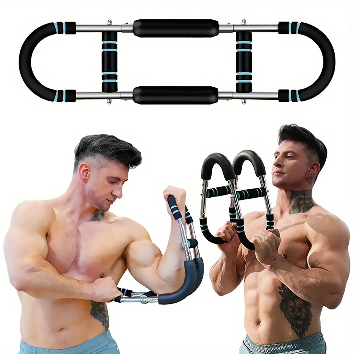 Multi Functional U Shaped Arm Strength Trainer Adjustable Home Exercise Device view 11