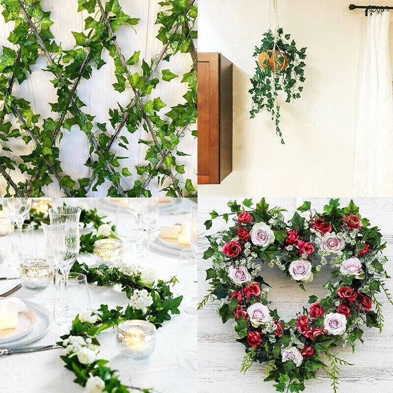 12 X 2M Artificial Ivy Vine Fake Foliage Flower Hanging Leaf Garland Plant view 4
