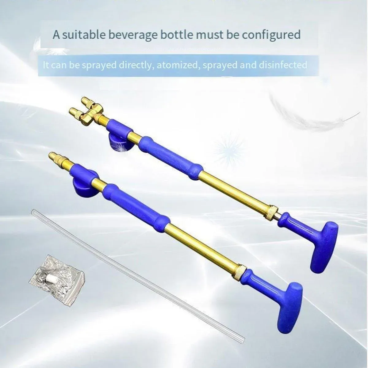 Single Double Ended Push Pull Beverage Sprayer Metal Sprayer Pull Rod Tool view 8