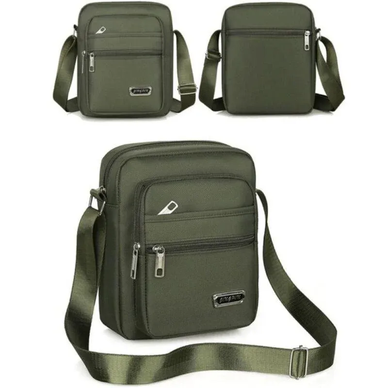 Mens Crossbody Shoulder Bag Travel Messenger Bag Casual Handbag for Boys and view 15