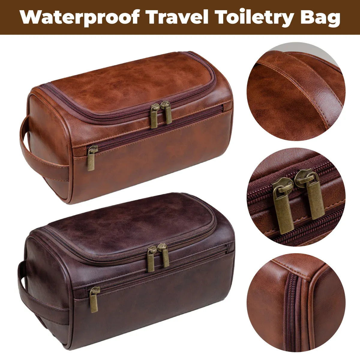 Large Capacity Waterproof Travel Toiletry Bag Cosmetic Organizer view 14