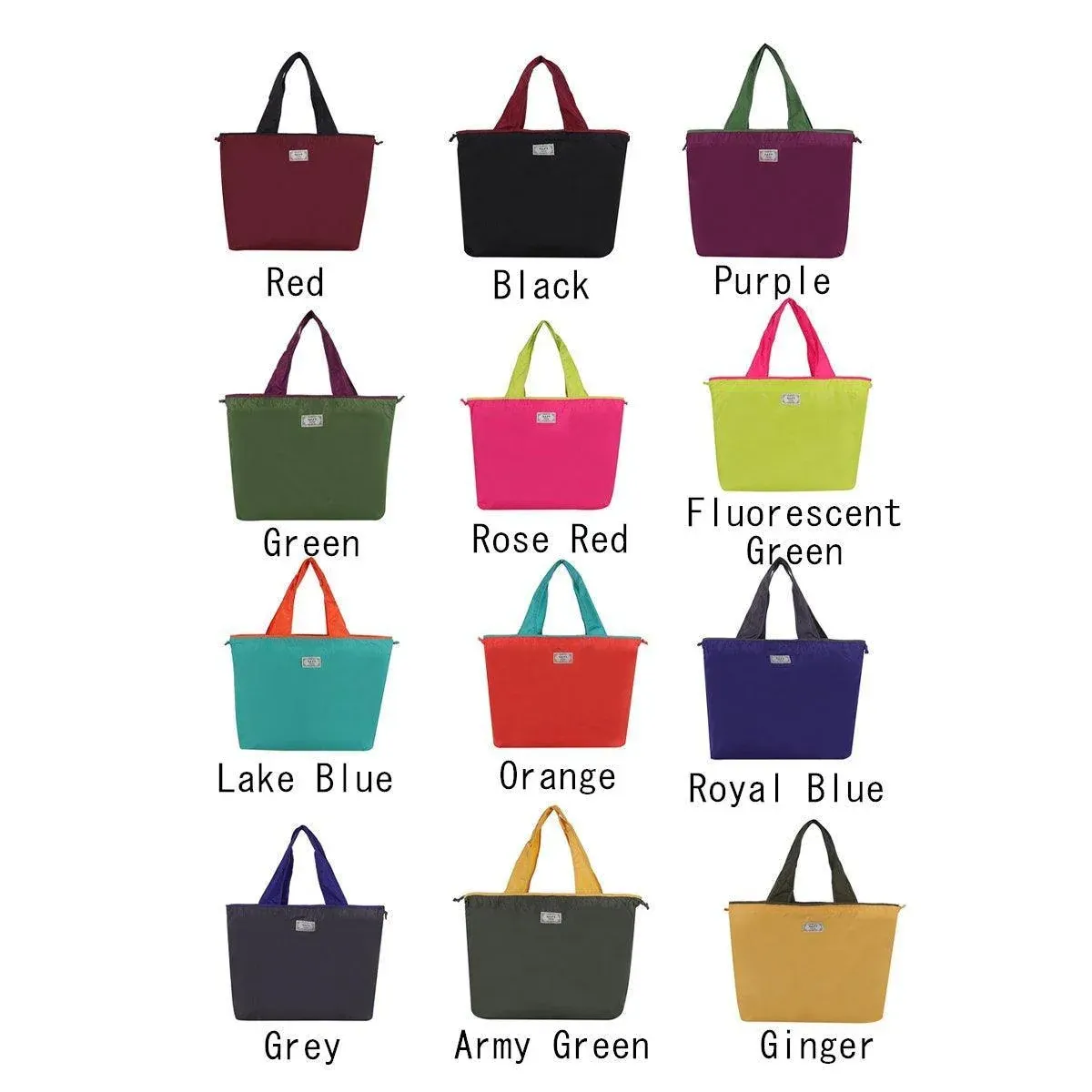 Ultra-Light Foldable Large Capacity Portable Shopping Bag with Drawstring view 7