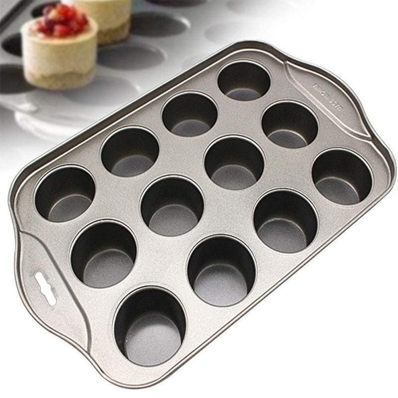 12 Cups Individual Mini Cheesecake Pan with Loose Base view 4