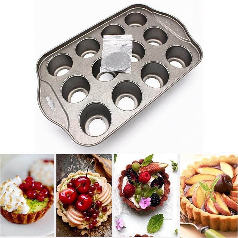 12 Cups Individual Mini Cheesecake Pan with Loose Base view 10