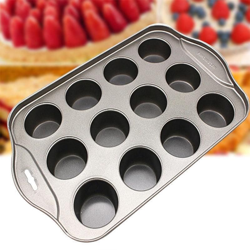 12 Cups Individual Mini Cheesecake Pan with Loose Base view 12