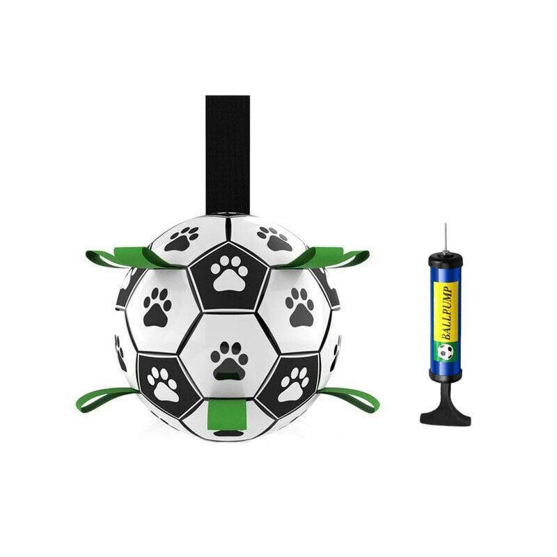 Interactive Pet Football Dog Toys Grab Tabs Outdoor Training Soccer Chew Balls view 2