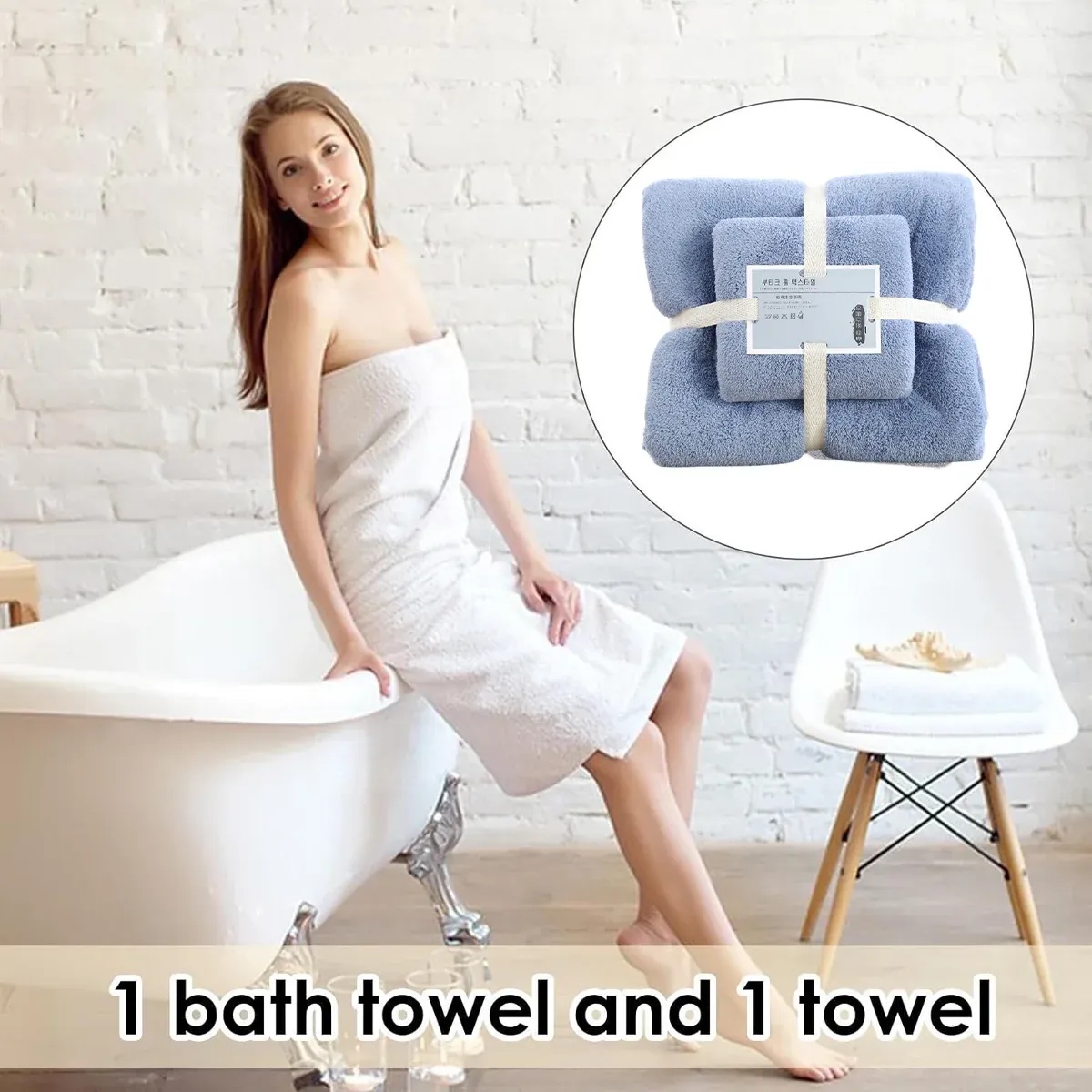 Coral Velvet Towel Set Bath Towels Soft Absorbent Quick Dry Face Hand Cloth view 12