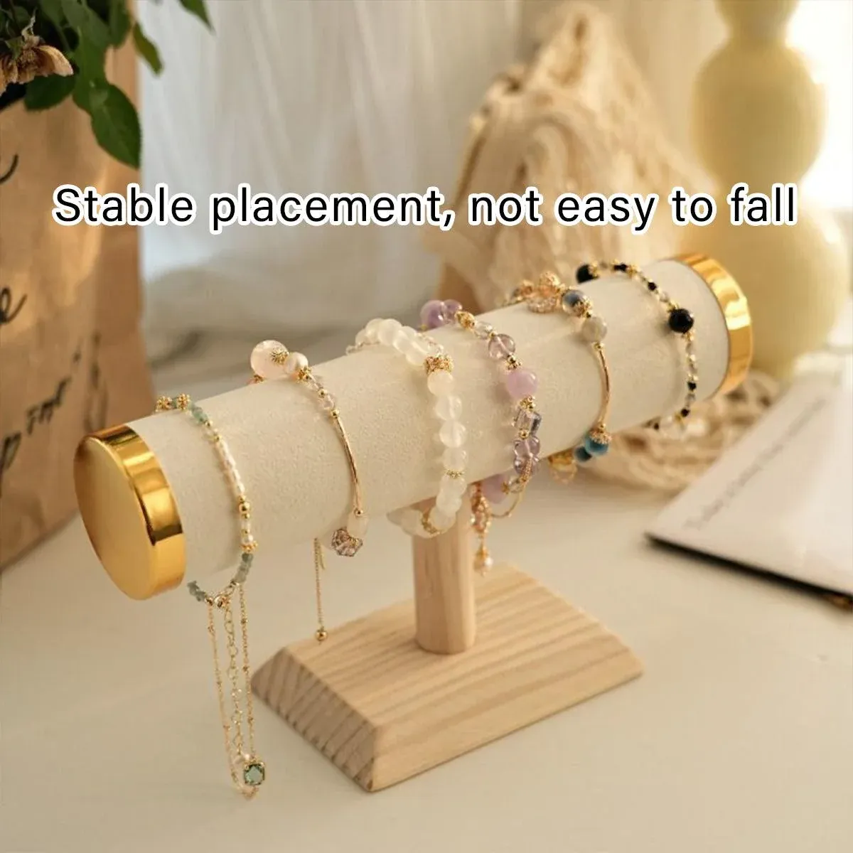 Jewellery Display Stand Bracelet Bangle Holder Storage Rack Desktop Organizer view 6