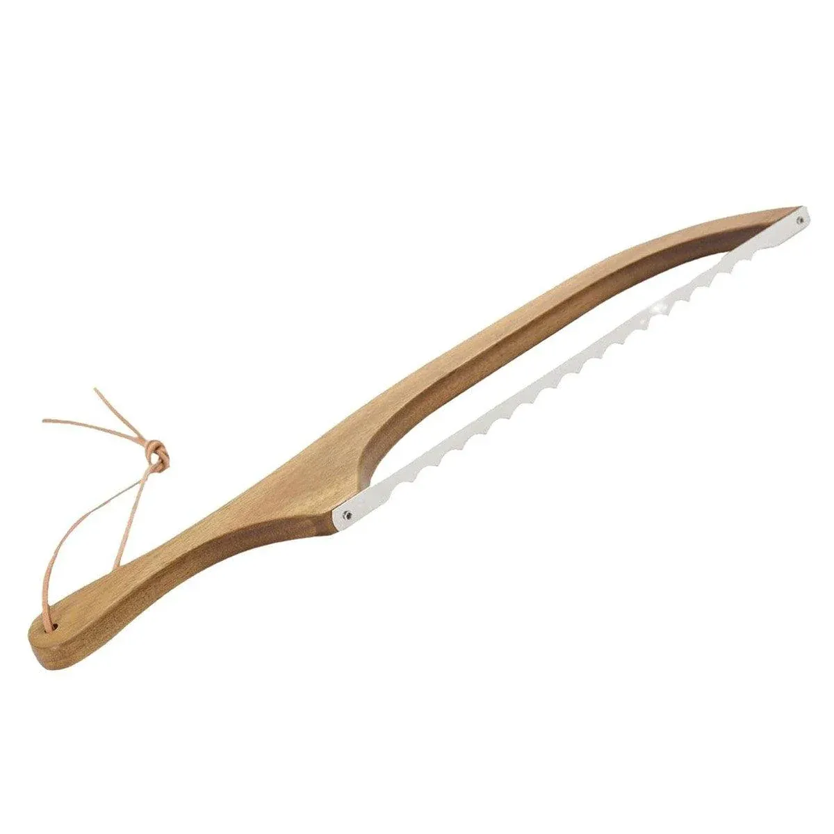 Wooden Bread Cutter Saw for Perfect Slice Cutting Tool Bread Slicer Kitchen view 2