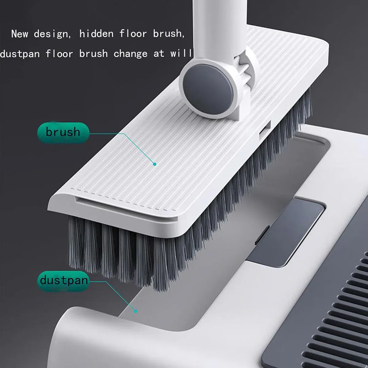 3 in1 Broom Set for Winnowing Brushing Handheld Cleaning Tool Home Kitchen view 9