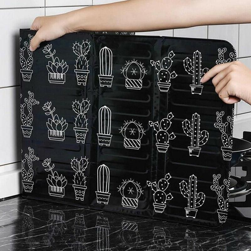 Kitchen Oil Splash Guard Wall Foil Protector Stove Cover Removable Baffle view 10