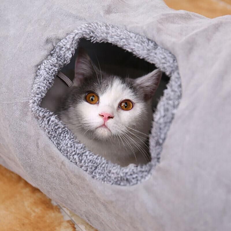 Cat Tunnel Pet Toys Play Hide Tube With Ball For Large Cat Dogs Rabbit view 9