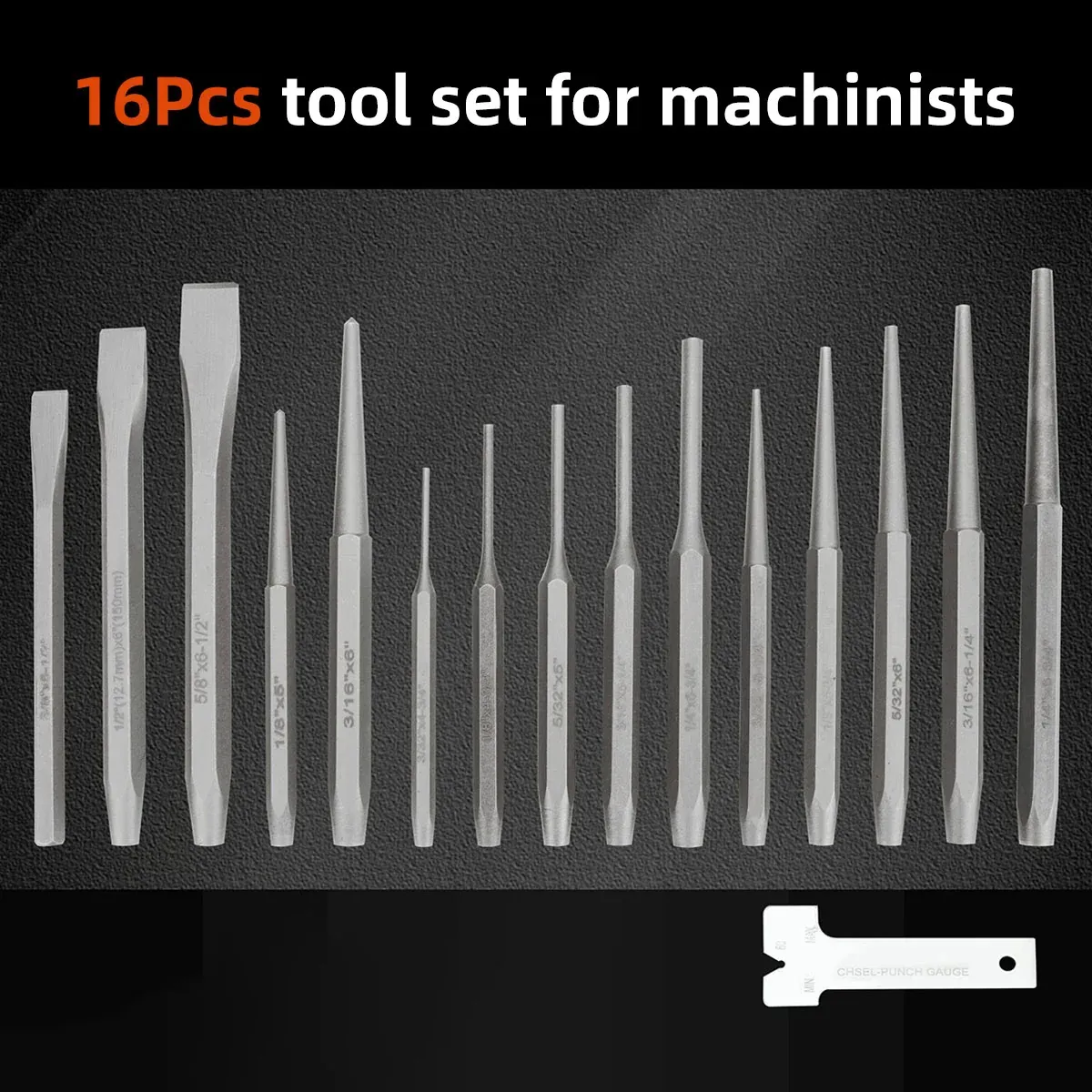 16pcs Maintenance Tool Set Fitter Tool Combination for Home Garage DIY Repair view 9