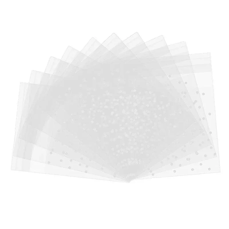 100X Translucent Plastic Candy Packaging Bags Self Adhesive Cookie Biscuit view 3