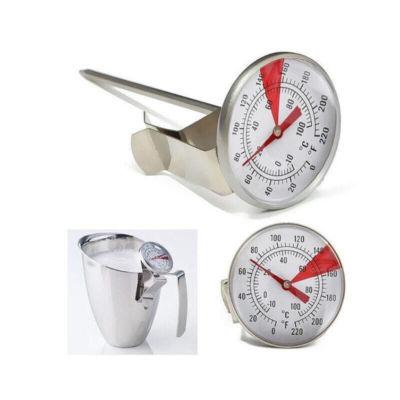Milk Coffee Probe Thermometer Maker Temperature Jug Pan Clip Stainless Steel New view 9