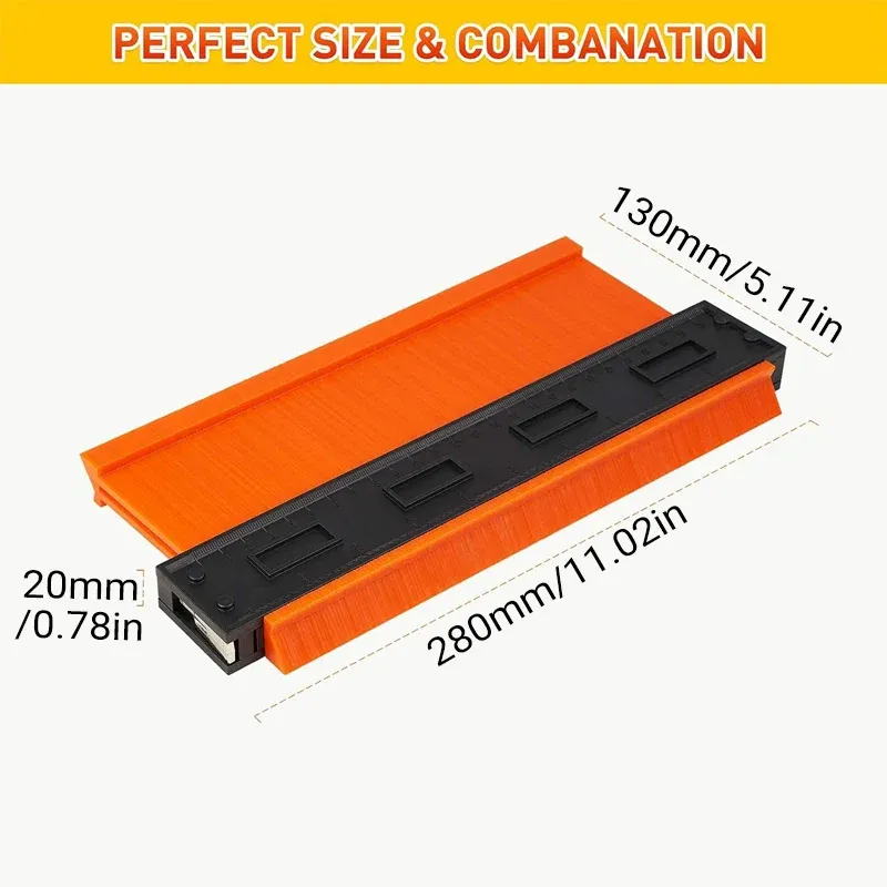 10inch Contour Duplicator for Tiling Laminate or Edge Profiling view 3