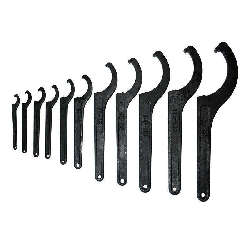 Adjustable C Spanner Hook Wrench Tool for Motorcycle Bike Repair 22 to 160mm view 3