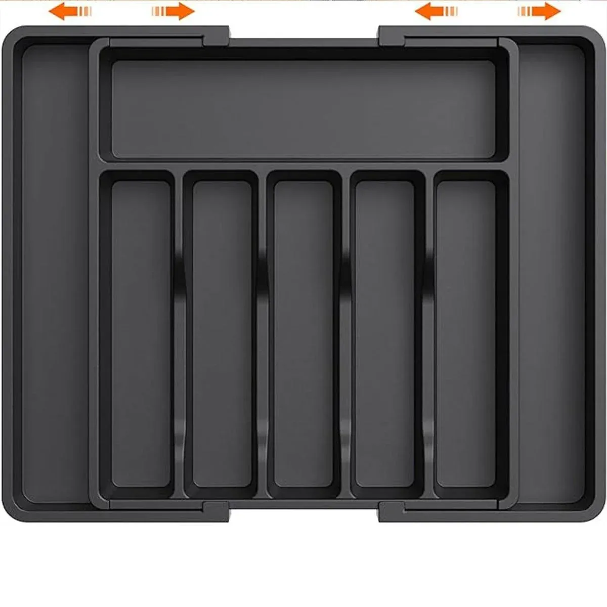 Extendable Cutlery Storage Box Household Portable Retractable Tray Organizer view 14