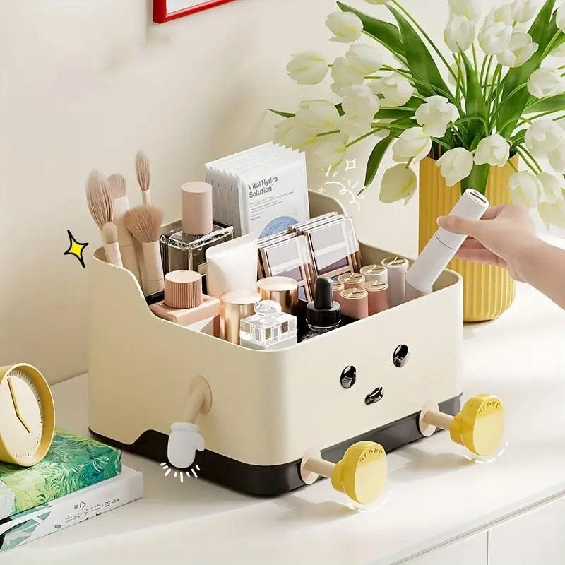 Desktop Organizer Storage Box Household Clutter Compartmentalized Container view 9