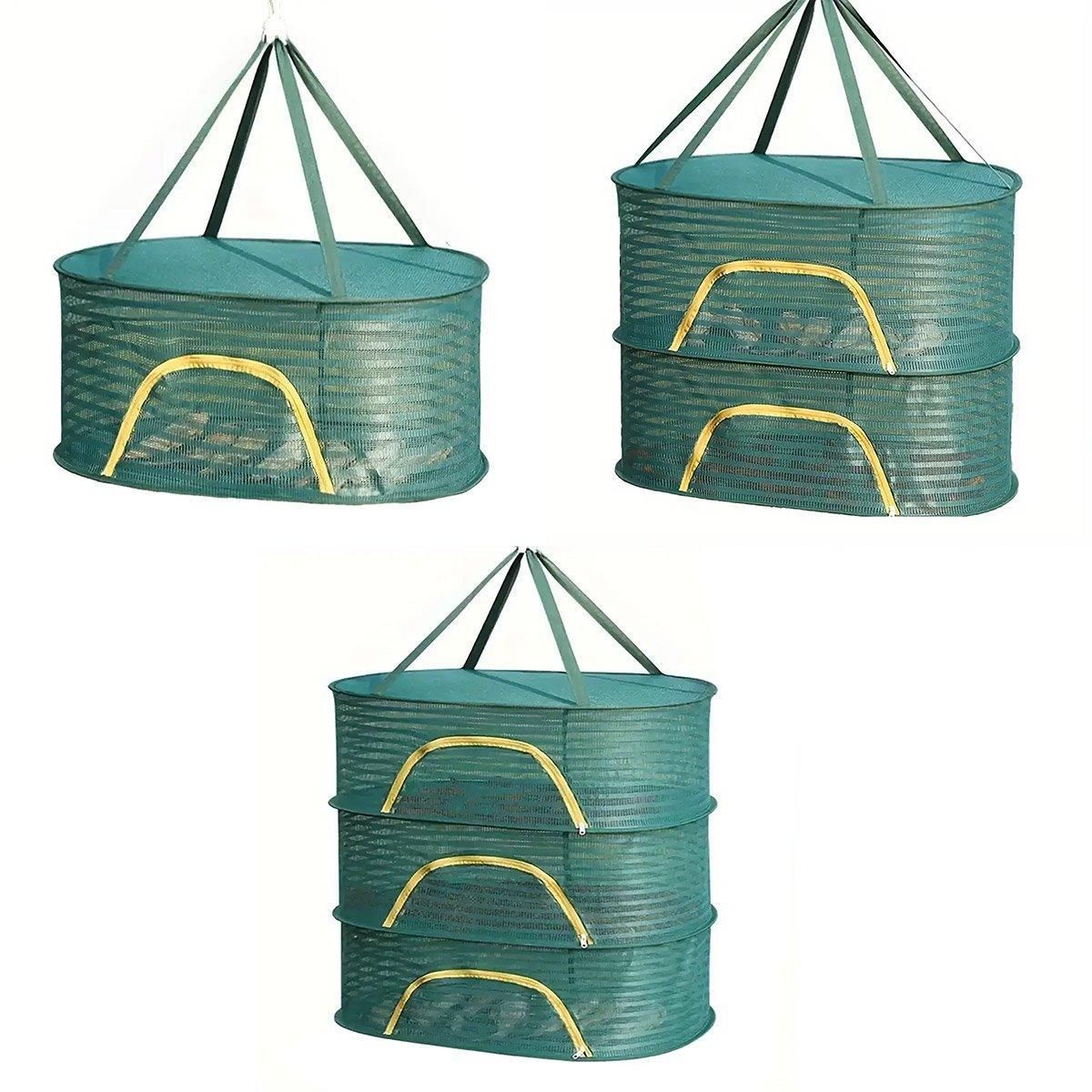 Anti Mosquito Fully Enclosed Drying Net Basket for Fish Vegetables Fruit Herbs view 3
