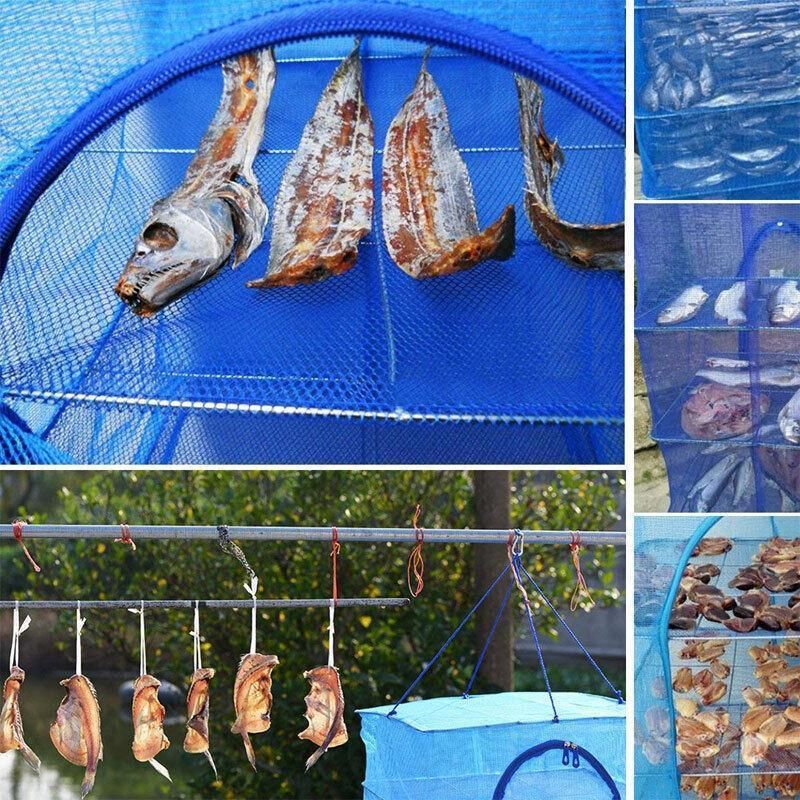 Air Dry Drying Net Vegetable Dehydrator Fruit Meat Fishing Jerky Food Beef view 13