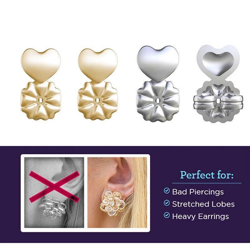 Hypoallergenic Fits Earrings Ear Support Lifts Magic Bax Backs Studs Auxiliary view 10