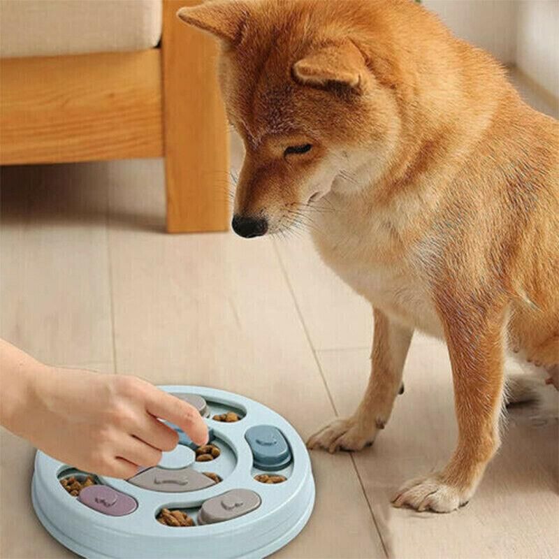 Dog Treat Dispenser Puppy Feeder Puzzle Game Interactive Toy Pet Training view 4