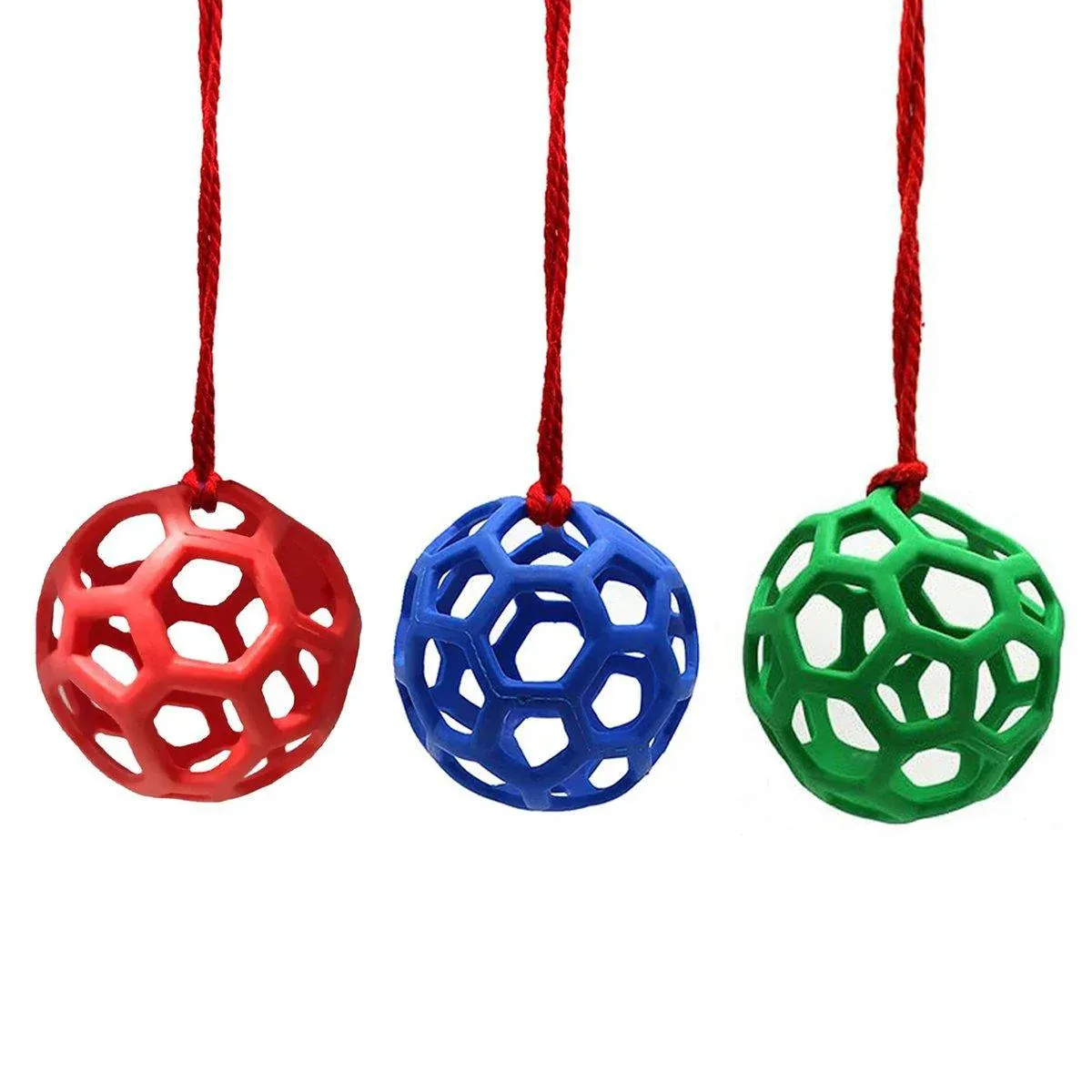 Hanging Hay Feeders Stable Feed Polo Feeding Balls Toy for Horses and view 3