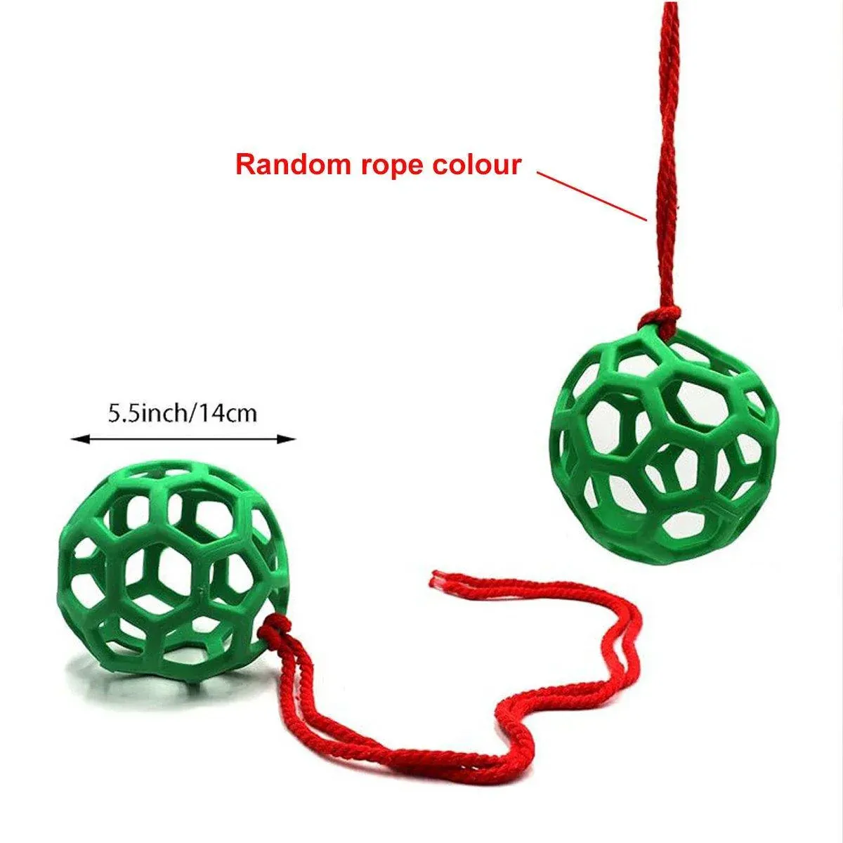 Hanging Hay Feeders Stable Feed Polo Feeding Balls Toy for Horses and view 14