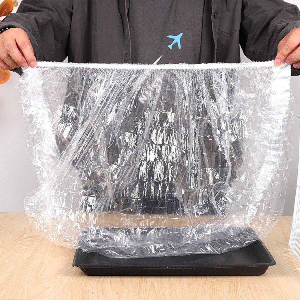 50Pcs Rabbit Cage Liners Disposable Plastic Mat Films Hamster Cage Cleaning view 5
