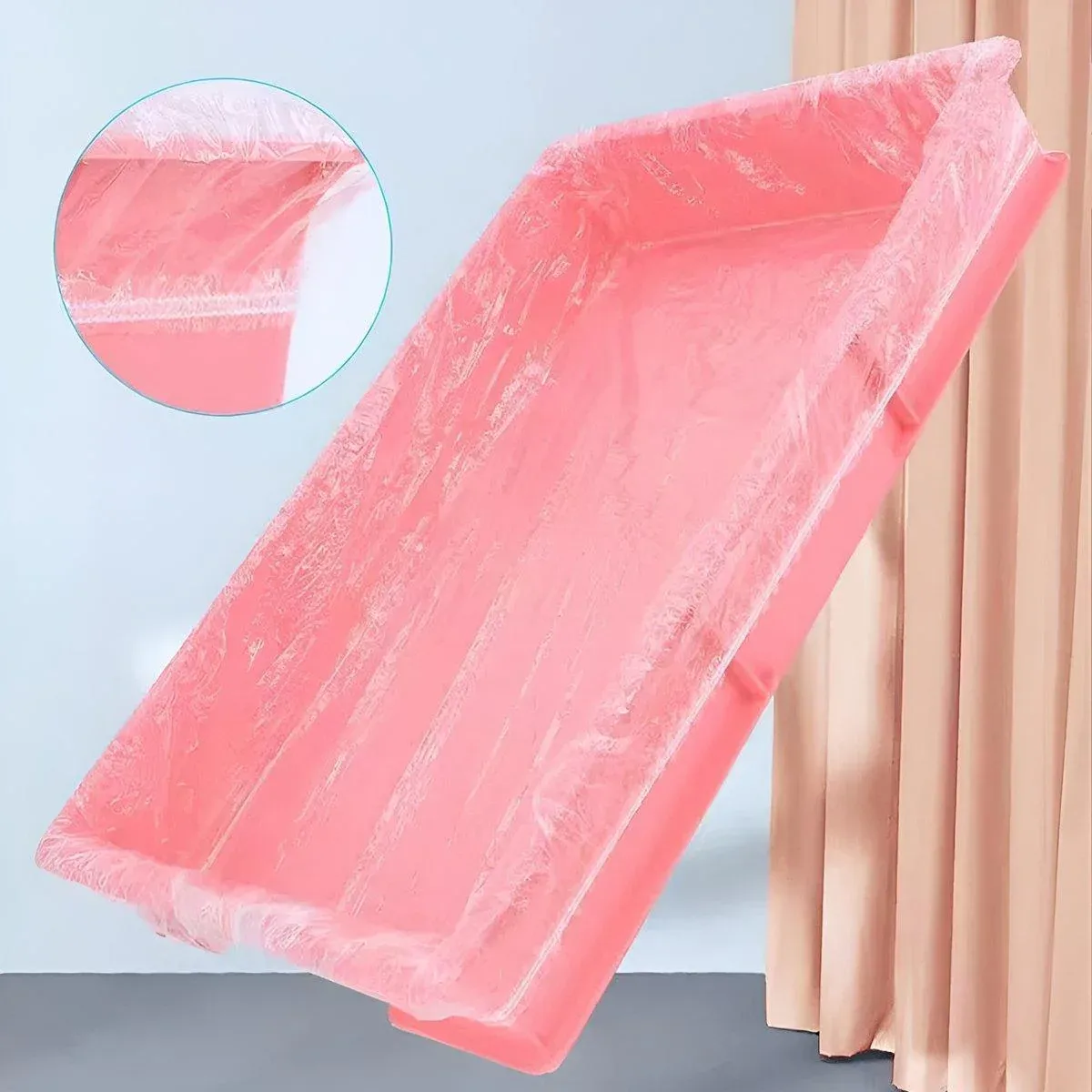 50Pcs Rabbit Cage Liners Disposable Plastic Mat Films Hamster Cage Cleaning view 7