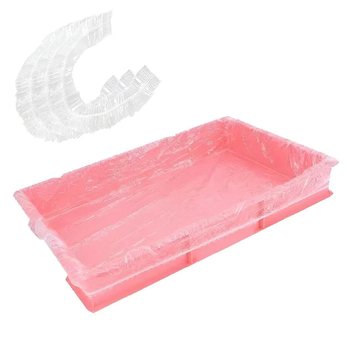 50Pcs Rabbit Cage Liners Disposable Plastic Mat Films Hamster Cage Cleaning view 12