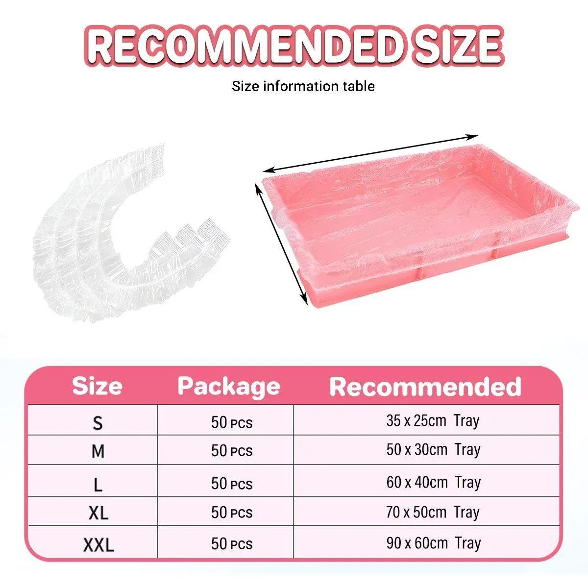 50Pcs Rabbit Cage Liners Disposable Plastic Mat Films Hamster Cage Cleaning view 14
