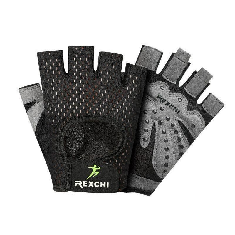 M Size Women Fitness Gym Training Gloves Half Finger Gel Weight Lifting — image 1