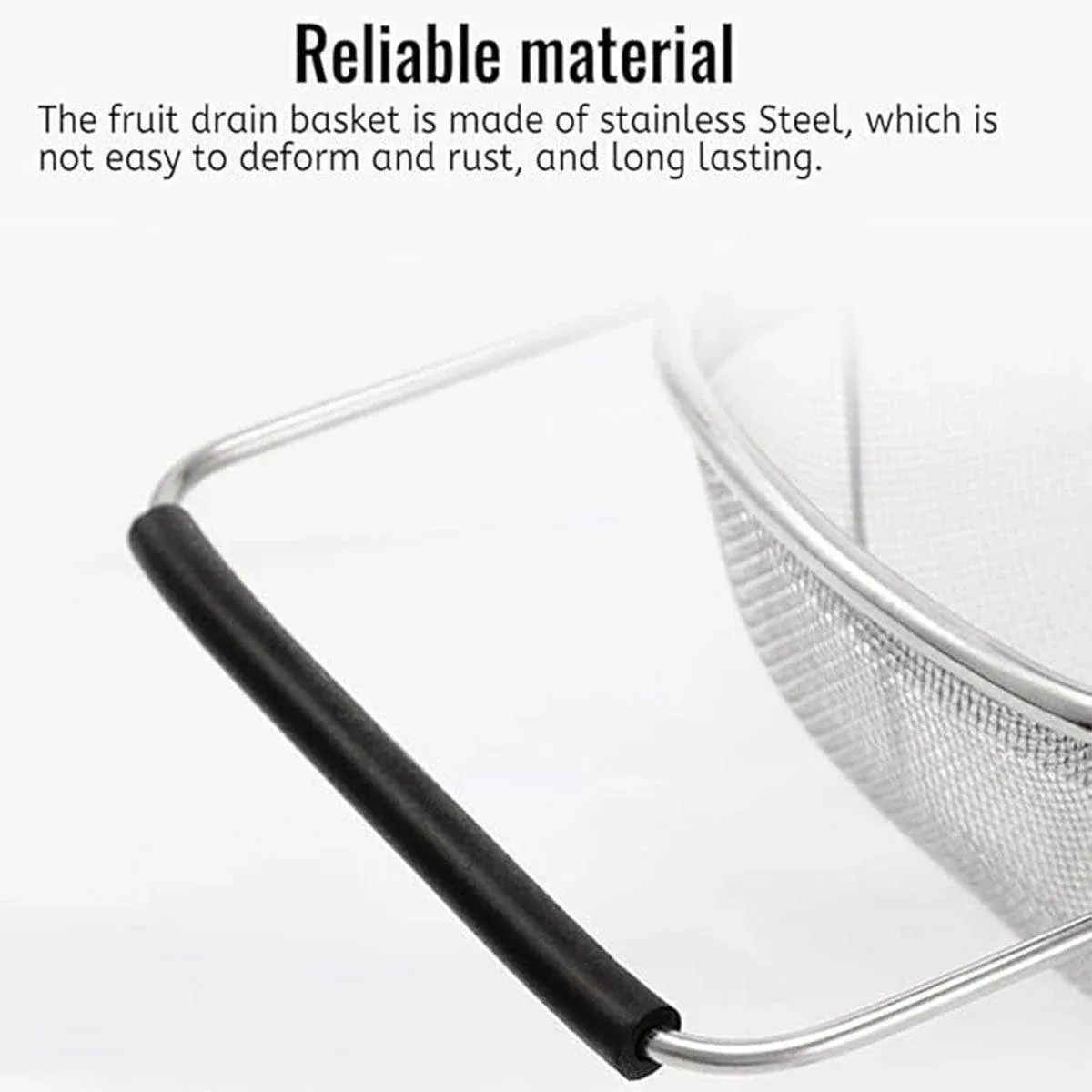 Stainless Steel Telescopic Sink Basket Multipurpose Fruit Vegetable Strainer view 7