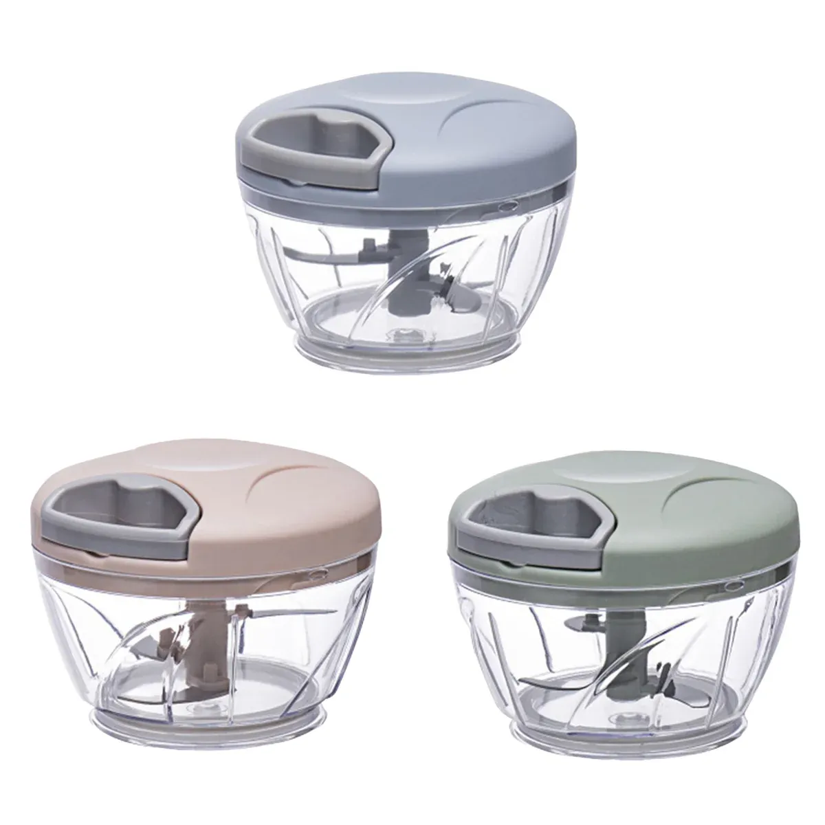500ml Manual Meat Mincer Garlic Chopper Rotate Garlic Press Crusher Vegetable view 3