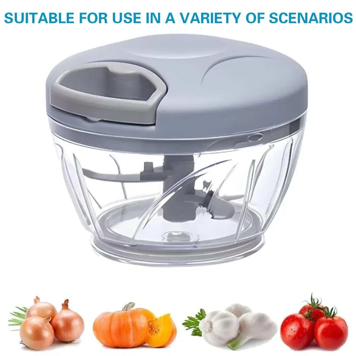 500ml Manual Meat Mincer Garlic Chopper Rotate Garlic Press Crusher Vegetable view 13