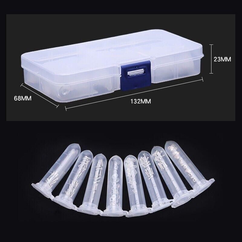 Eyeglass Sun Glasses Optical Repair Tool Screw Nut Nose Pad Assortment Set Kit view 8
