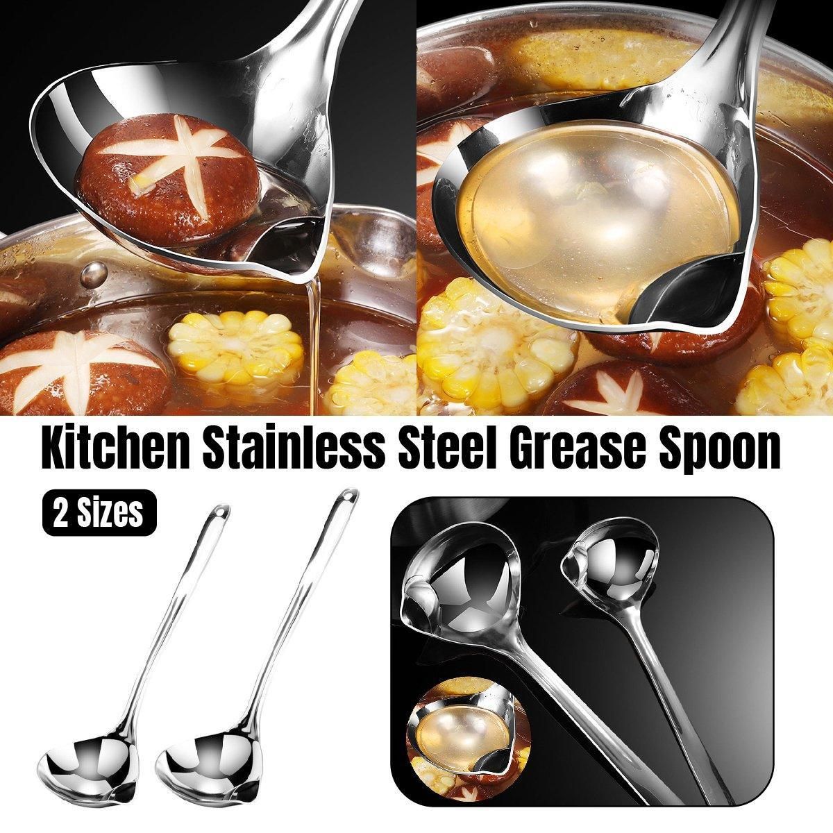 Oil Separator Spoon Kitchen Multifunctional Filter Household Hot Pot Soup view 2